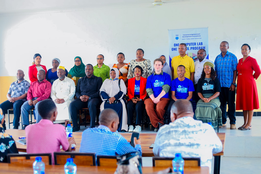 The high table photo with Teachers representatives at  Kibasila Secondary School.